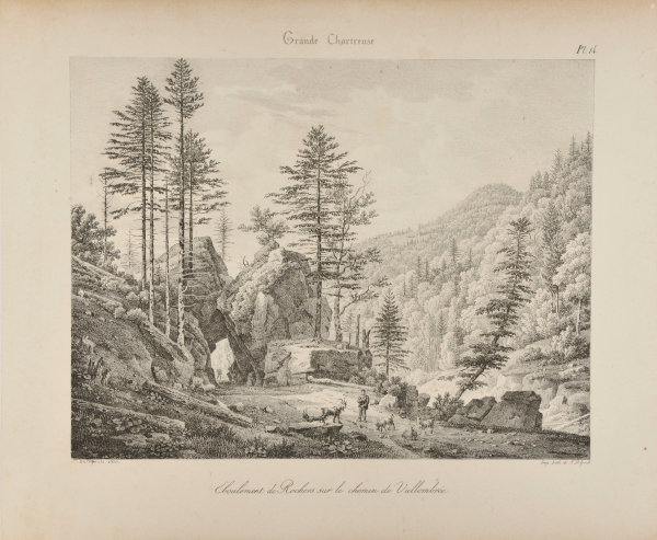 ROCKSLIDE ON THE PATH TO VALLOMBRÉE