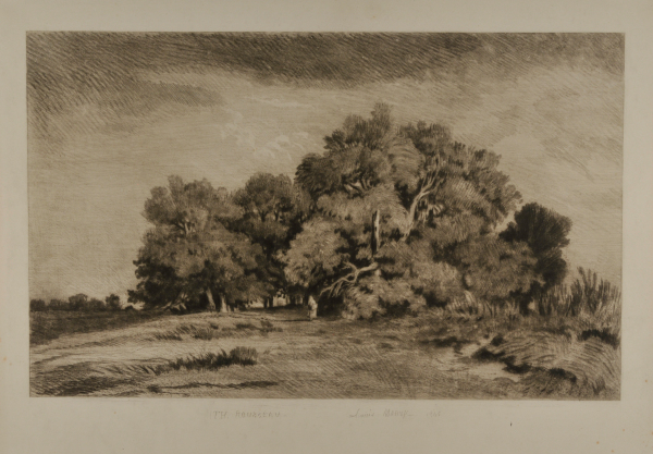 Landscape with Woman by a Clump of Trees