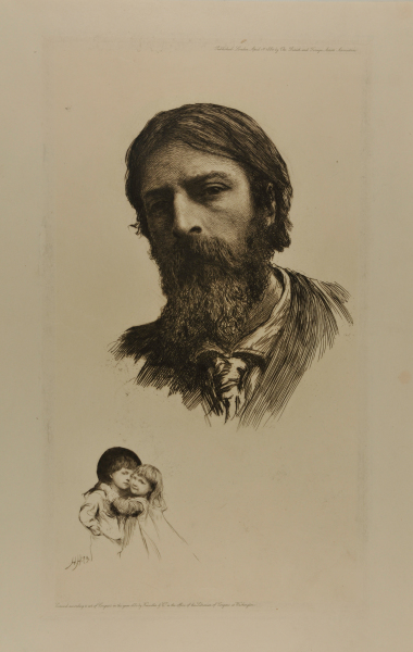 SELF-PORTRAIT OF THE ARTIST, WITH HIS CHILDREN