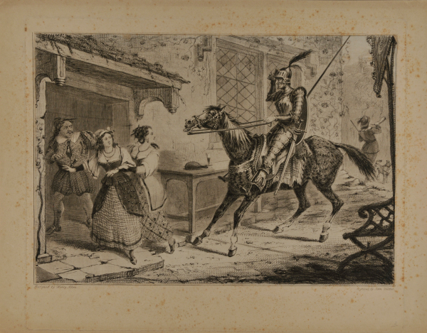 THE KNIGHT ON HORSEBACK