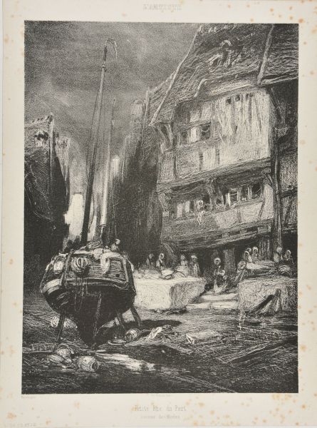 LITTLE STREET NEAR A PORT (NEAR MORLAIX)