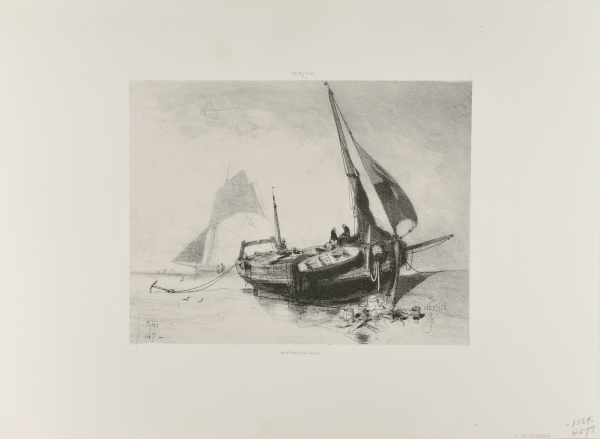 BOAT DOCKED ON THE BEACH