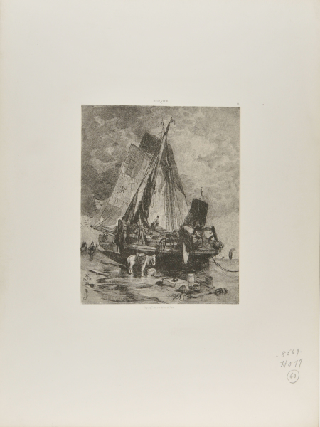 BOAT MOORED ALONG A RIVERBANK