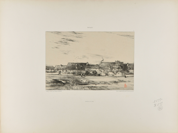 Paysage, no. 4 from Paysages, Marines et Baraques