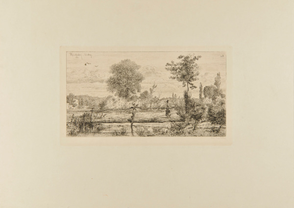 THE WOODEN BRIDGE, NEAR VICHY