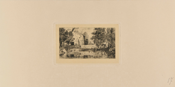 CALLING CARD OF THÉODORE MICHELIN