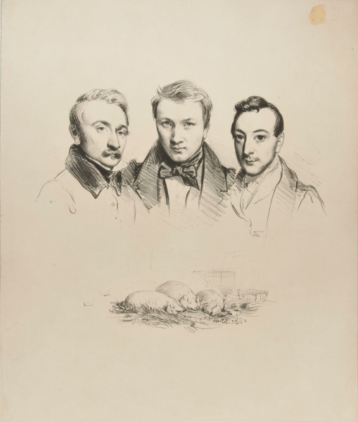 JEAN GIGOUX, AMIÉ DE LEMUD, AND DAVID D'ANGERS