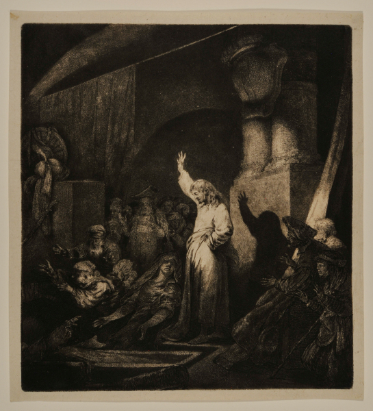 The Raising of Lazarus (large plate)
