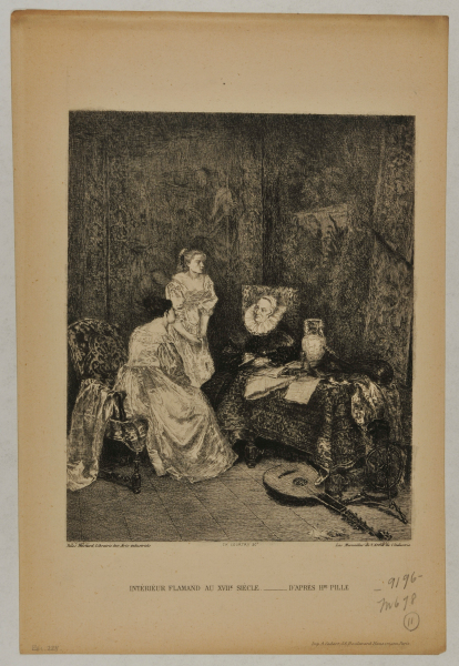 FLEMISH INTERIOR IN THE SEVENTEENTH CENTURY