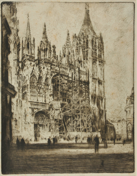 THE WEST FRONT, ROUEN CATHEDRAL