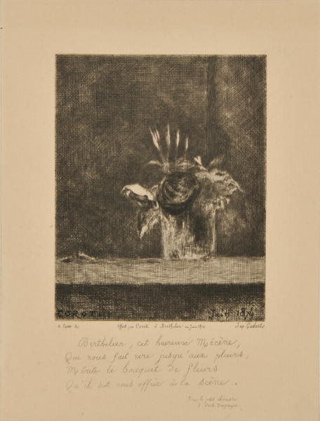 BOUQUET OF FLOWERS IN A GLASS