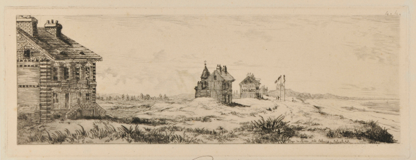 HOUSES NEAR THE BEACH, CABOURG, CALVADOS