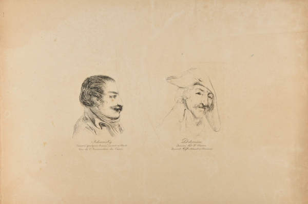 Portraits of Julcowsky and Dolomieu