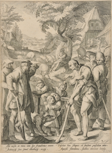 THE PRODIGAL SON EMPLOYED AS A SWINEHERD