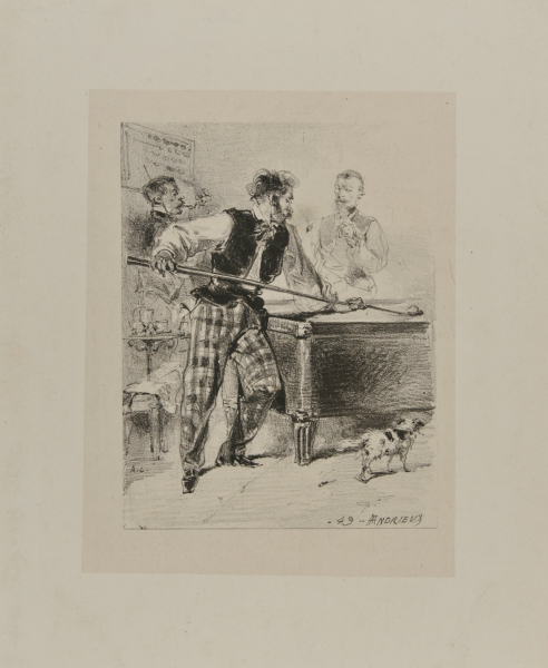 Man Playing Billiards