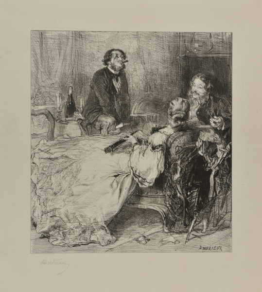 - MON GROS BÉBÉ, TU DEVRAIS M'ÉPOUSER. / - ANGÉLINA, JE NE TE FERAI PLUS SOUPER, TU AS LE VIN TROP TRISTE.