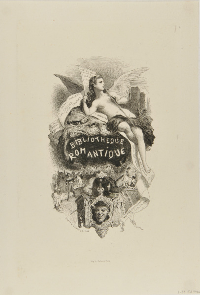 COVER FOR "BIBLIOTHÈQUE ROMANTIQUE"