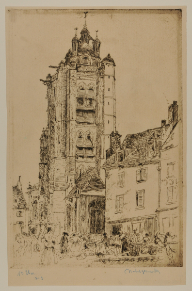 THE MARKET AT PONTOISE, PLACE DU PETIT MARTROY