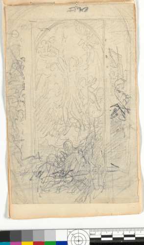 STUDY FOR "THE RESURRECTION" (RECTO AND VERSO)