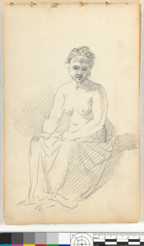 SEATED FEMALE NUDE WITH HANDS IN LAP