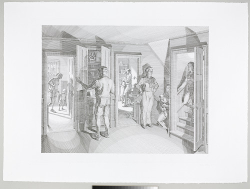 From the portfolio “Open House: Five Engraved Scenes”