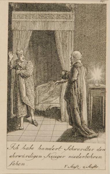 PLATE 10 FROM MARIE-JOSEPH CHÉNIER'S "BARTHOLOMÄUSNACHT" FOR THE "GÖTTINGER TASCHENKALENDER FUR DAS JAHR 1791"