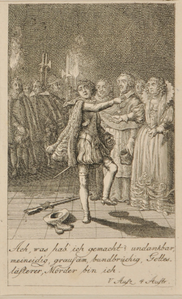 PLATE 12 FROM MARIE-JOSEPH CHÉNIER'S "BARTHOLOMÄUSNACHT" FOR THE "GÖTTINGER TASCHENKALENDER FUR DAS JAHR 1791"