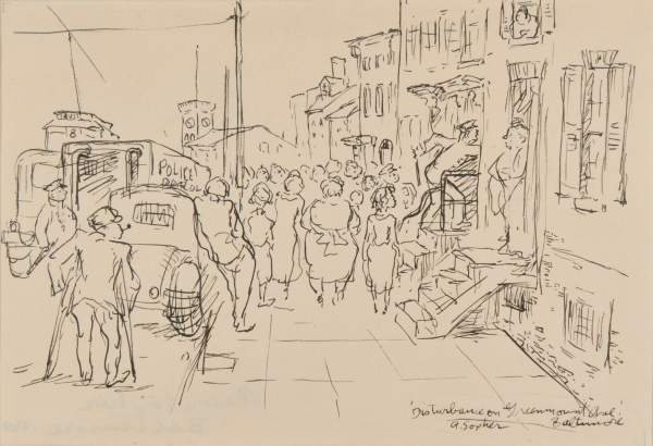 DISTURBANCE ON GREENMOUNT AVENUE - BALTIMORE