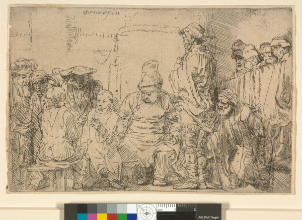 CHRIST SEATED DISPUTING WITH THE DOCTORS