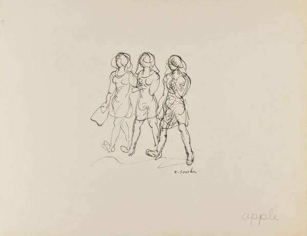 THREE WOMEN WALKING