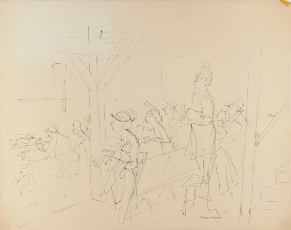 AT THE TRACK, PIMLICO