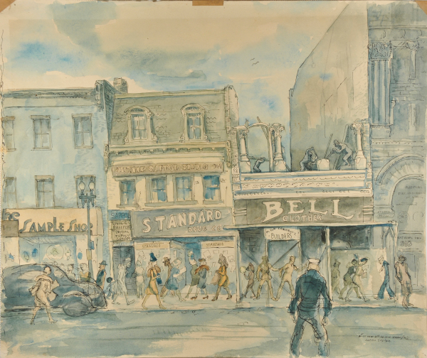 F ST. NEAR 9TH ST. N.W. WASHINGTON, D.C.