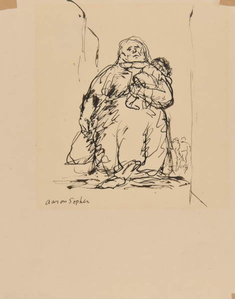 WOMAN CARRYING CHILD