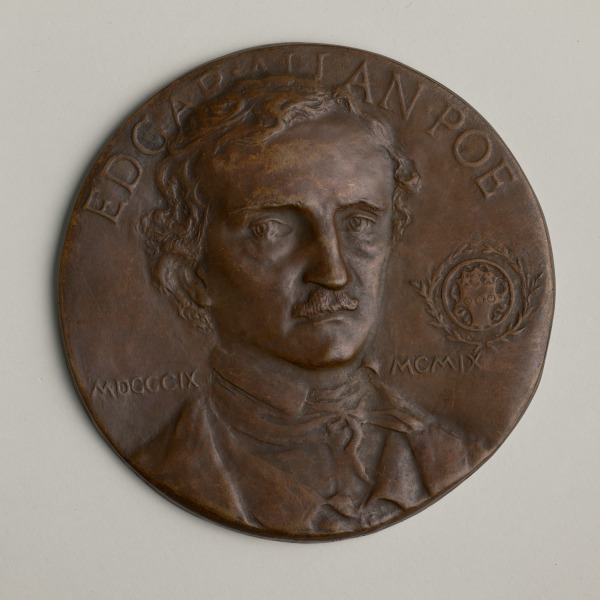 "EDGAR ALLAN POE" MEDAL