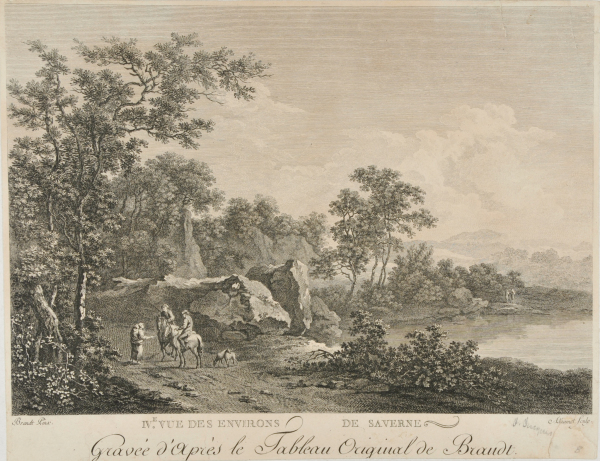 IVE. VUE DES ENVIRONS DE SAVERNE