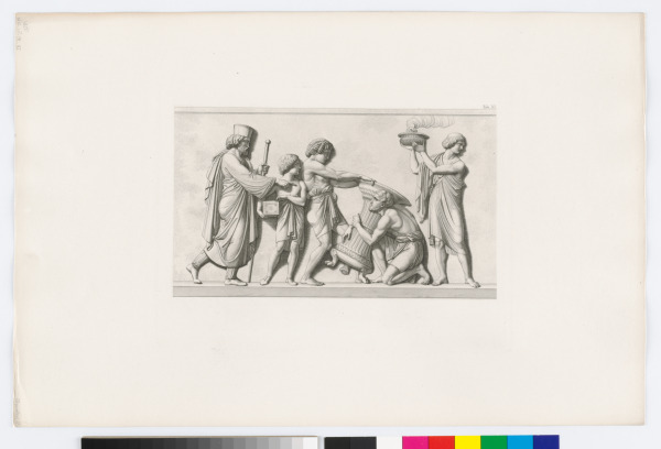 PLATE XI FROM THE SERIES "THE TRIUMPH OF ALEXANDER"