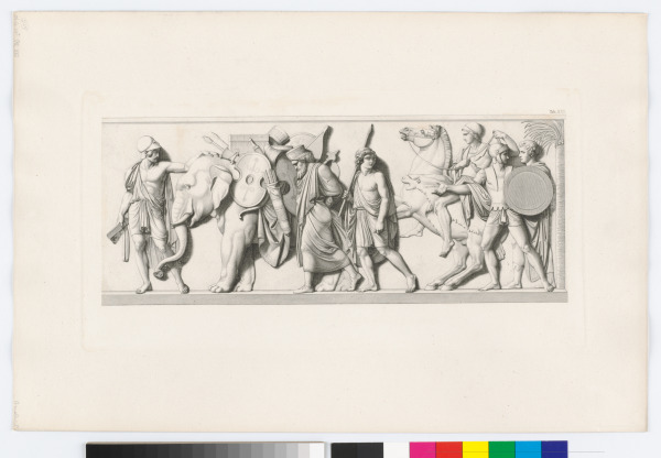 PLATE XXI FROM THE SERIES "THE TRIUMPH OF ALEXANDER"