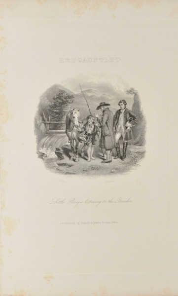 Little Benjie Listening to the Quaker