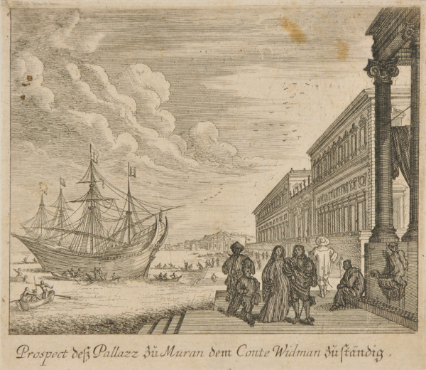 VIEW OF THE PALACE AT MURAN OF THE COUNT WIDMAN OF STÄNDIG