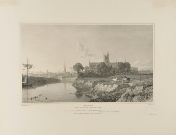 South view of the City of Worcester