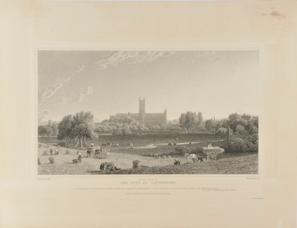 NORTH VIEW OF THE CITY OF CANTERBURY