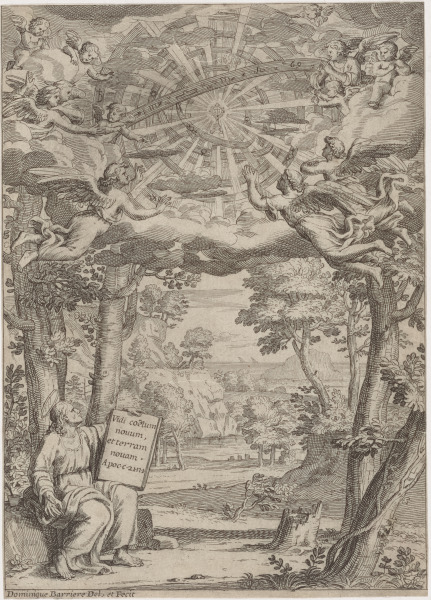 St. John writing the Apocalypse