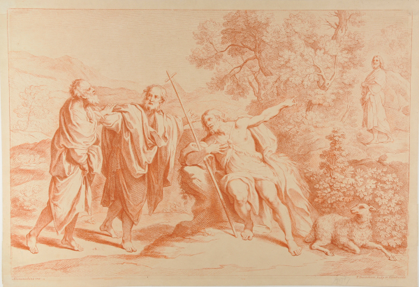 CHRIST APPEARING TO ST. JOHN AND HIS DISCIPLES IN THE WILDERNESS