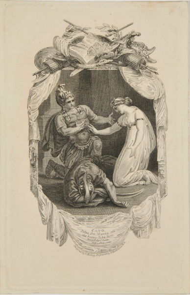 Cato (Illustration for "Cato" Bell's British Theatre Addison)