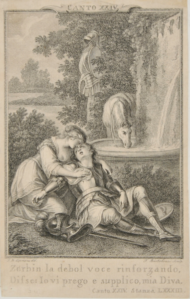 Illustration for "Orlando Furioso" by L. Ariosto