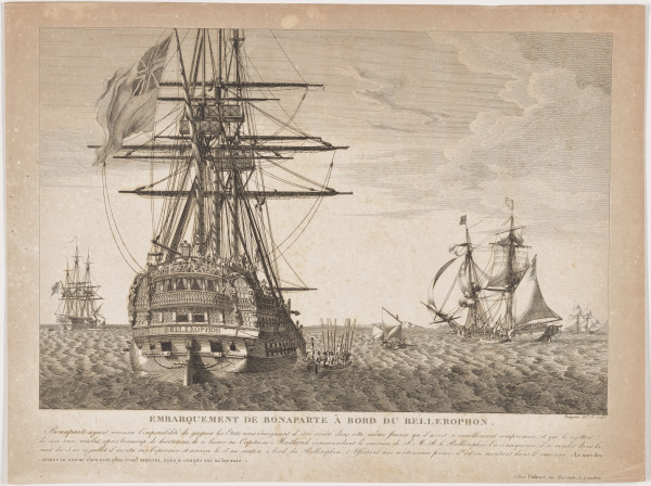 Embarquement De Bonaparte à Bord Du Bellerophon