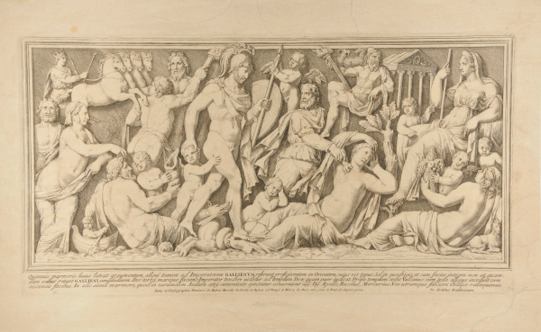 Plate 22 from the series “Admiranda Romanarum Antiquitatum (The Wonders of Ancient Rome)”