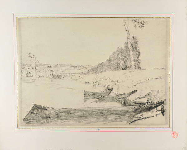 BACHOTS AU BORD DE LA SEINE (WHERRIES ON THE SEINE)