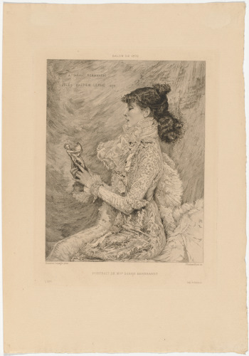 Portrait De M. LLE Sarah Bernhardt