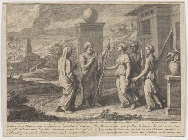 Manoah and his Wife Seek a Philistine Wife for their Son Samson